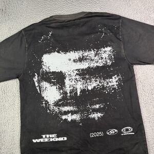 The Weeknd After Hours Til Dawn Tour 2025 Shirt Mens L Black Distorted Face XO